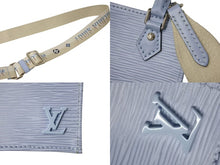 Load image into Gallery viewer, 極美品 LOUIS VUITTON ルイヴィトン プティットサックプラ 2WAYバッグ M81069 エピレザー ブルーエ シルバー金具 中古 4c075895
