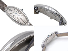 Load image into Gallery viewer, 極美品 Cartier カルティエ ベニュワールアロンジェ W1532336 腕時計 K18 ホワイトゴールド レザー 中古 4c075898