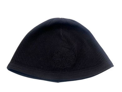 CHROME HEARTS クロムハーツ CHプラス刺繍 サーマルコットンキャップ ビーニー ニットキャップ ブラック ワンサイズ 中古 4c075900