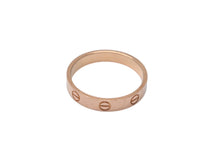 Load image into Gallery viewer, CARTIER カルティエ ラブ リング スモール 指輪 B4085200 重量約3.5g サイズ17号(57) Au750刻印 ピンクゴールド 美品 中古 4c075913