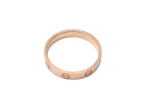 Load image into Gallery viewer, CARTIER カルティエ ラブ リング スモール 指輪 B4085200 重量約3.5g サイズ17号(57) Au750刻印 ピンクゴールド 美品 中古 4c075913