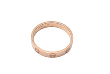 Load image into Gallery viewer, CARTIER カルティエ ラブ リング スモール 指輪 B4085200 重量約3.5g サイズ17号(57) Au750刻印 ピンクゴールド 美品 中古 4c075913