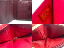 Load image into Gallery viewer, ChristianDior クリスチャンディオール トロッター コンパクトウォレット 三つ折り財布 キャンバス ボルドー 美品 中古 4c075939