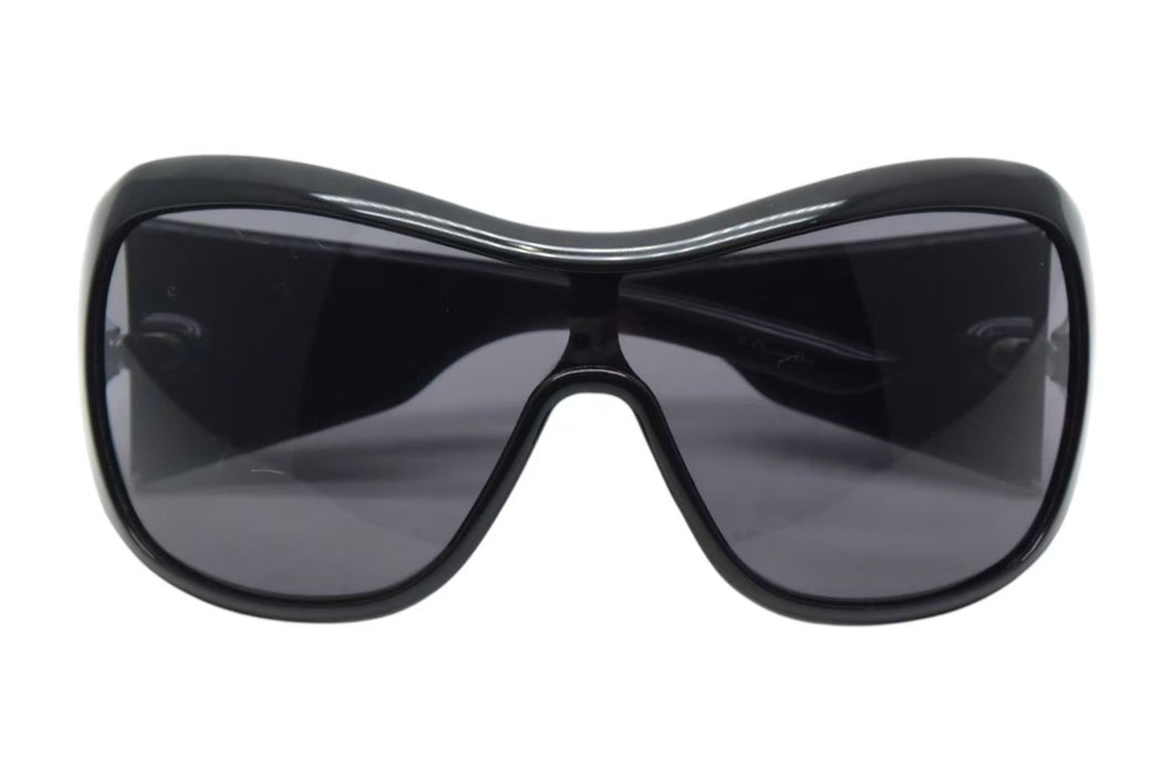 Christian Dior クリスチャンディオール サングラス cannage 1 atm8 ヴィンテージ 一枚レンズ ブラック ピンク 美品 中古 4c075941