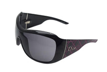 画像をギャラリービューアに読み込む, Christian Dior クリスチャンディオール サングラス cannage 1 atm8 ヴィンテージ 一枚レンズ ブラック ピンク 美品 中古 4c075941