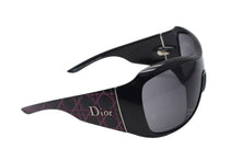 画像をギャラリービューアに読み込む, Christian Dior クリスチャンディオール サングラス cannage 1 atm8 ヴィンテージ 一枚レンズ ブラック ピンク 美品 中古 4c075941