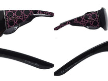 画像をギャラリービューアに読み込む, Christian Dior クリスチャンディオール サングラス cannage 1 atm8 ヴィンテージ 一枚レンズ ブラック ピンク 美品 中古 4c075941