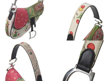 Load image into Gallery viewer, CHRISTIAN DIOR クリスチャンディオール ガリアーノ期 2003 サテン ペイズリー パッチワーク サドルバッグ ショルダーバッグ 美品 中古 4c075942
