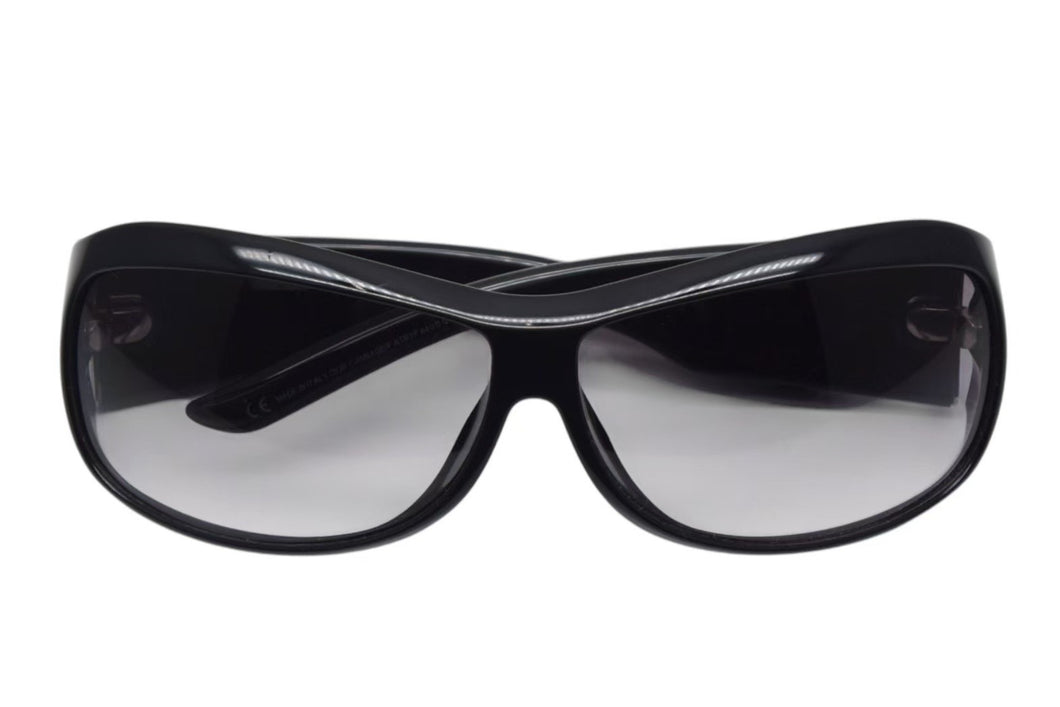 極美品 Christian Dior クリスチャンディオール カナ―ジュ ロゴ サングラス cannage F ATRYF アイウェア 小物 ブラック ピンク 中古 4c075946