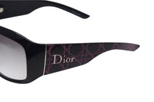 画像をギャラリービューアに読み込む, 極美品 Christian Dior クリスチャンディオール カナ―ジュ ロゴ サングラス cannage F ATRYF アイウェア 小物 ブラック ピンク 中古 4c075946