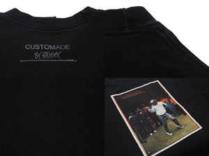 STUSSY ステューシー Tシャツ 00's メキシコ製 CUSTOMADE PRINT TEE フロントフォトプリント オールドブラック 中古 4c075952 