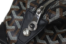 Load image into Gallery viewer, GOYARD ゴヤール ボウリング25 トイレタリーバッグ クラッチバッグ BOWLIN025TY01CL01P ブラック PVC レザー 美品 中古 4c075956