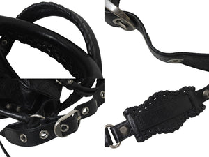 BALENCIAGA バレンシアガ ネオ カゴール シティ XS 2WAY ショルダーバッグ ブラック レザー ハンドバッグ 700940 シルバー金具 美品 中古 4c075957