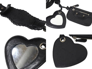BALENCIAGA バレンシアガ ネオ カゴール シティ XS 2WAY ショルダーバッグ ブラック レザー ハンドバッグ 700940 シルバー金具 美品 中古 4c075957