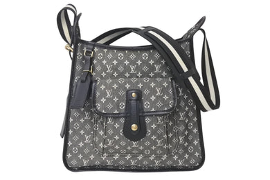 LOUIS VUITTON ルイヴィトン モノグラム ミニ ブザス マリーケイト ショルダーバッグ ノワール ブラック M92324 美品 中古 4c075960