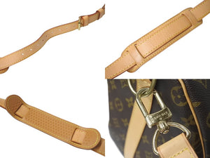 極美品 LOUIS VUITTON ルイヴィトン キーポル バンドリエール50 ボストンバッグ M41416 モノグラム PVC レザー 中古 4c075962