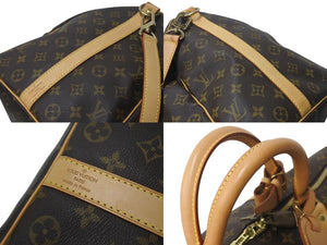 極美品 LOUIS VUITTON ルイヴィトン キーポル バンドリエール50 ボストンバッグ M41416 モノグラム PVC レザー 中古 4c075962