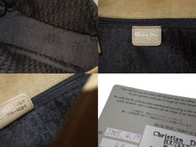 Load image into Gallery viewer, ChristianDior クリスチャンディオール ワンショルダーバッグ パリ限定 スエード ラインストーン ブラウン シルバー 美品 中古 4c075963