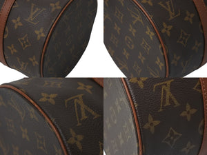 極美品 LOUIS VUITTON ルイヴィトン モノグラム パピヨン30 ハンドバッグ 旧型 筒型 ロゴ 鞄 カバン M51365 ゴールド金具 中古 4c075965