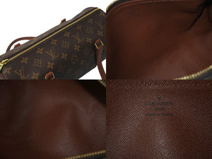 極美品 LOUIS VUITTON ルイヴィトン モノグラム パピヨン30 ハンドバッグ 旧型 筒型 ロゴ 鞄 カバン M51365 ゴールド金具 中古 4c075965