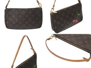 LOUIS VUITTON ルイヴィトン モノグラム チェリー ポシェットアクセソワール アクセサリーポーチ 村上隆 M95008 美品 中古 4c075969