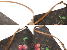 Load image into Gallery viewer, LOUIS VUITTON ルイヴィトン モノグラム チェリー ポシェットアクセソワール アクセサリーポーチ 村上隆 M95008 美品 中古 4c075969