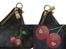 Load image into Gallery viewer, LOUIS VUITTON ルイヴィトン モノグラム チェリー ポシェットアクセソワール アクセサリーポーチ 村上隆 M95008 美品 中古 4c075969