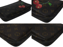 Load image into Gallery viewer, LOUIS VUITTON ルイヴィトン モノグラム チェリー ポシェットアクセソワール アクセサリーポーチ 村上隆 M95008 美品 中古 4c075969