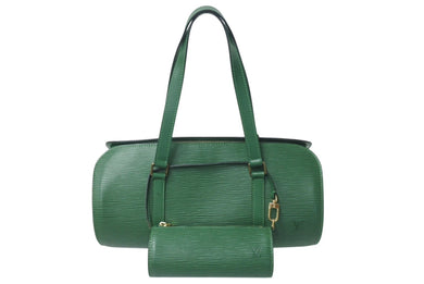 LOUIS VUITTON ルイヴィトン エピ スフロ ハンドバッグ レザー ボルネオグリーン M52224 エピレザー ゴールド金具 美品 中古 4c075971