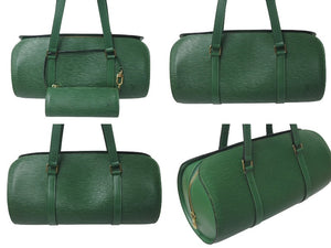 LOUIS VUITTON ルイヴィトン エピ スフロ ハンドバッグ レザー ボルネオグリーン M52224 エピレザー ゴールド金具 美品 中古 4c075971