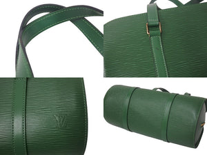 LOUIS VUITTON ルイヴィトン エピ スフロ ハンドバッグ レザー ボルネオグリーン M52224 エピレザー ゴールド金具 美品 中古 4c075971