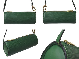 LOUIS VUITTON ルイヴィトン エピ スフロ ハンドバッグ レザー ボルネオグリーン M52224 エピレザー ゴールド金具 美品 中古 4c075971
