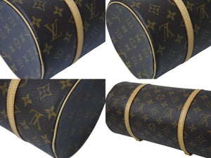 LOUIS VUITTON ルイヴィトン モノグラム パピヨン30 ハンドバッグ 旧型 筒型 ロゴ 鞄 カバン M51365 美品 中古 4c075987