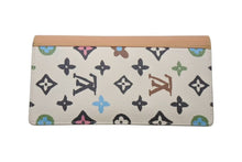 画像をギャラリービューアに読み込む, LOUIS VUITTON ルイヴィトン 長財布 ポルトフォイユ ブラザNM モノグラムクラギー M83335 タイラーザクリエイター ベージュ マルチカラー PVC レザー ゴールド金具 美品 中古 4c075975