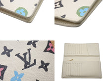 画像をギャラリービューアに読み込む, LOUIS VUITTON ルイヴィトン 長財布 ポルトフォイユ ブラザNM モノグラムクラギー M83335 タイラーザクリエイター ベージュ マルチカラー PVC レザー ゴールド金具 美品 中古 4c075975