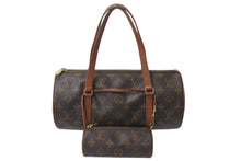 Load image into Gallery viewer, LOUIS VUITTON ルイヴィトン モノグラム パピヨン30 ハンドバッグ 旧型 筒型 ロゴ 鞄 カバン M51365 美品 中古 4c075987