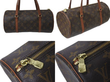 Load image into Gallery viewer, LOUIS VUITTON ルイヴィトン モノグラム パピヨン30 ハンドバッグ 旧型 筒型 ロゴ 鞄 カバン M51365 美品 中古 4c075987