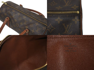 LOUIS VUITTON ルイヴィトン モノグラム パピヨン30 ハンドバッグ 旧型 筒型 ロゴ 鞄 カバン M51365 美品 中古 4c075987