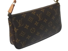 Load image into Gallery viewer, 極美品 LOUIS VUITTON ルイヴィトン アクセサリーポーチ ポシェットアクセソワール M51980 モノグラム ブラウン スト付き 中古 4c075993