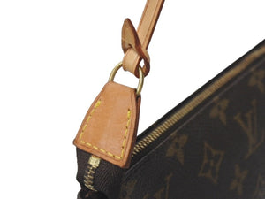 極美品 LOUIS VUITTON ルイヴィトン アクセサリーポーチ ポシェットアクセソワール M51980 モノグラム ブラウン スト付き 中古 4c075993
