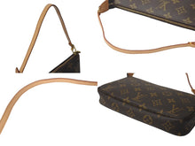 Load image into Gallery viewer, 極美品 LOUIS VUITTON ルイヴィトン アクセサリーポーチ ポシェットアクセソワール M51980 モノグラム ブラウン スト付き 中古 4c075993