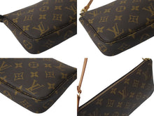 Load image into Gallery viewer, 極美品 LOUIS VUITTON ルイヴィトン アクセサリーポーチ ポシェットアクセソワール M51980 モノグラム ブラウン スト付き 中古 4c075993