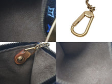 画像をギャラリービューアに読み込む, LOUIS VUITTON ルイヴィトン コインケース キーホルダー キーチャーム M58020 ブラック マルチカラー PVC レザー ゴールド金具 美品 中古 4c075996