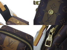 Load image into Gallery viewer, LOUIS VUITTON ルイヴィトン モノグラム ダブル フォンポーチ LVメイド ミニショルダーバッグ M81005 PVC レザー ブラウン 美品 中古 4c075997