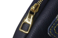 Load image into Gallery viewer, 極美品 LOUIS VUITTON ルイ ヴィトン ダブルフォンポーチ NIGOコラボ M81060 モノグラムデニム トリヨンレザー ショルダー 中古 4c075998
