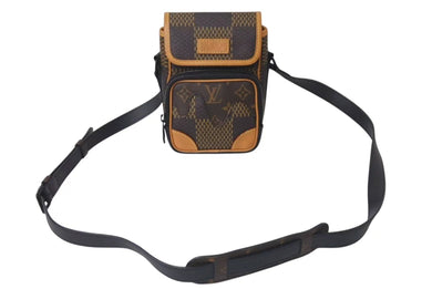 LOUIS VUITTON ルイヴィトン アマゾン メッセンジャーショルダーバッグ N40357 ダミエジャイアント NIGO LVスクエアード 美品 中古 4c075999