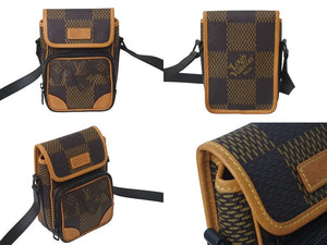 LOUIS VUITTON ルイヴィトン アマゾン メッセンジャーショルダーバッグ N40357 ダミエジャイアント NIGO LVスクエアード 美品 中古 4c075999