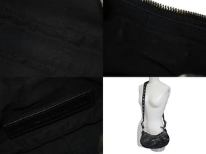 極美品 BALENCIAGA バレンシアガ LE CAGOLE XS ルカゴール XS ワンショルダーバッグ 671309 レザー ブラック 中古 4c076002