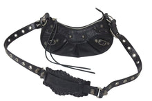 Load image into Gallery viewer, 極美品 BALENCIAGA バレンシアガ LE CAGOLE XS ルカゴール XS ワンショルダーバッグ 671309 レザー ブラック 中古 4c076002