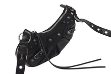 Load image into Gallery viewer, 極美品 BALENCIAGA バレンシアガ LE CAGOLE XS ルカゴール XS ワンショルダーバッグ 671309 レザー ブラック 中古 4c076002